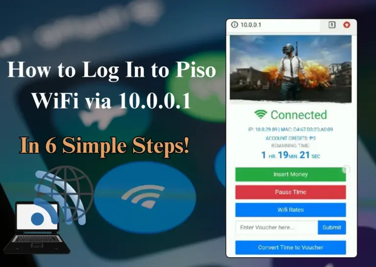 Piso WiFi login Steps Online