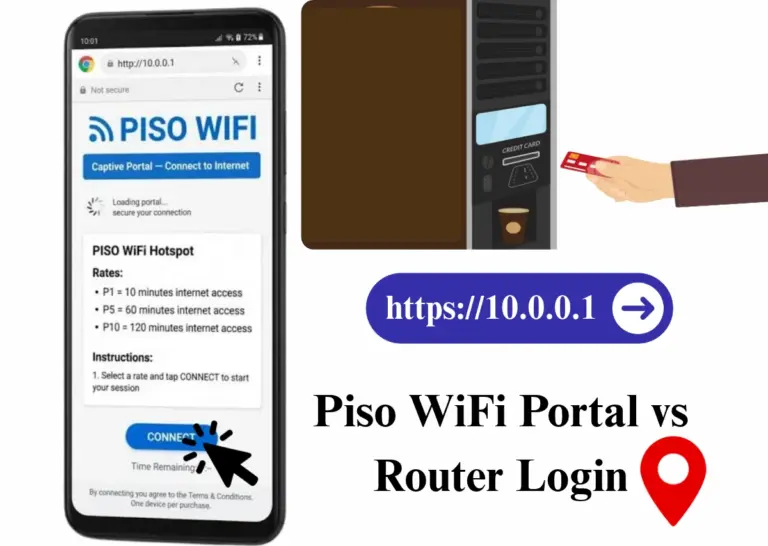 Piso WiFi Portal vs Router Login